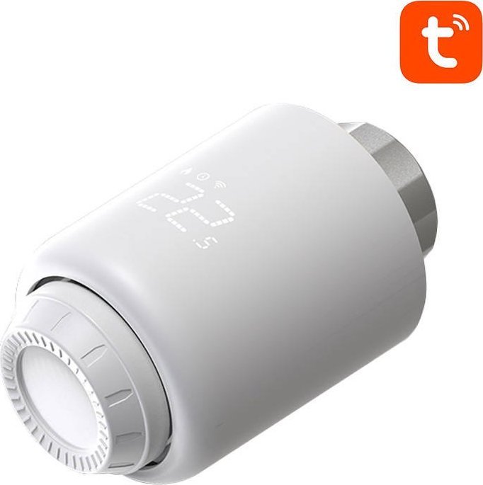 Kokë termostatike inteligjente Avatto TRV07, Zigbee 3.0, Tuya, e bardhë