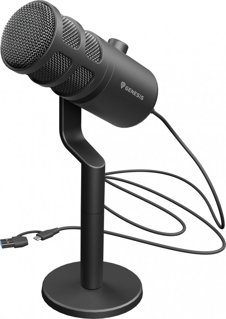 Mikrofon dinamik Genesis Radium 350D NGM-2168, USB C, 24 bit, i zi