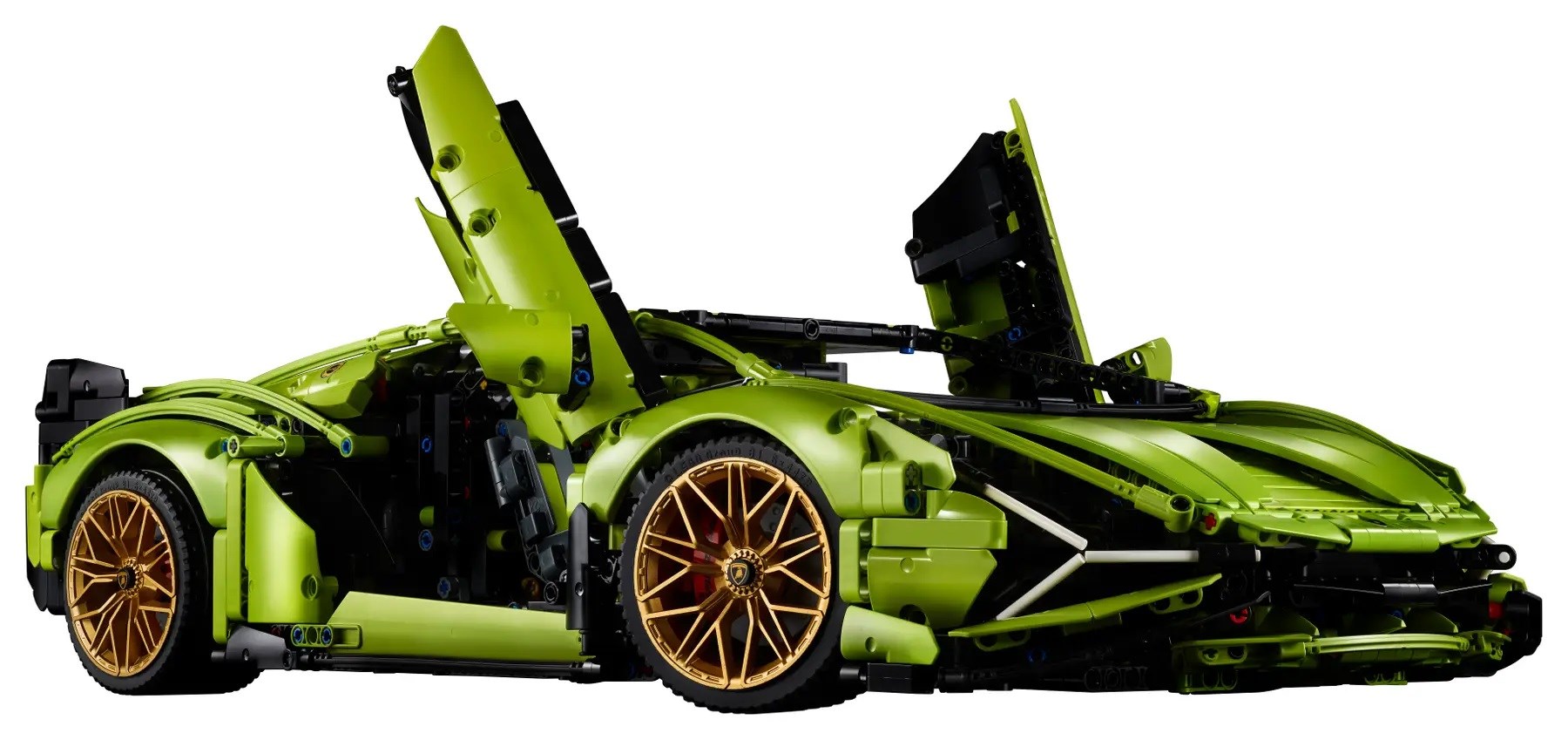 Set ndërtimi LEGO Technic Lamborghini Sián FKP 37 42115, model koleksionist 1:8, për të rritur, jeshil