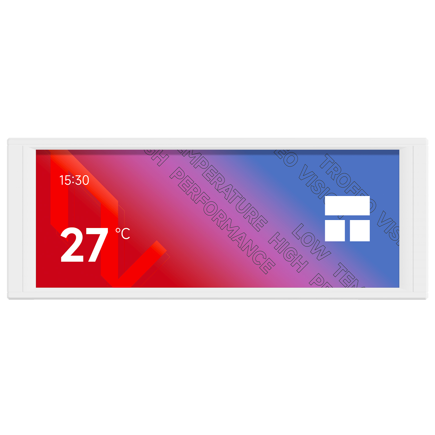 Ekran portativ Thermalright Trofeo Vision LCD, 6.86", i bardhë