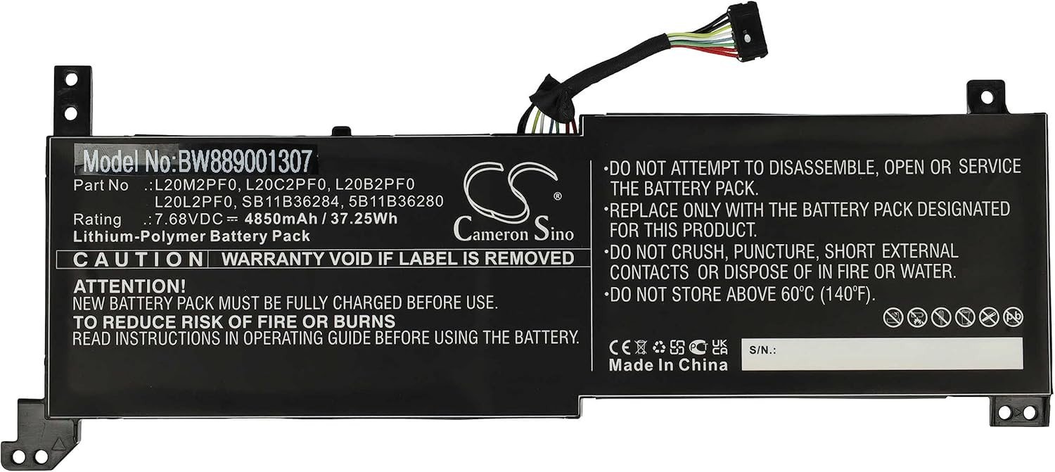 Bateri laptopi Lenovo FRU S360 L20B2PF0, 38Wh, Li ion