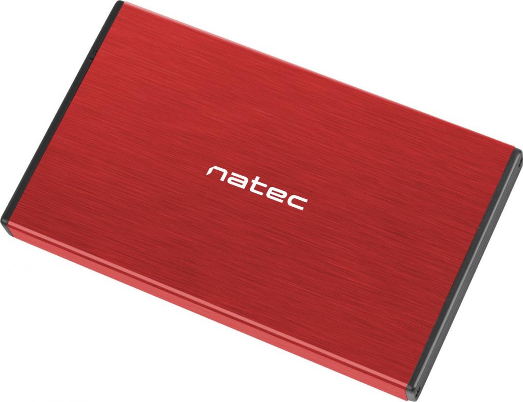 Korniza Natec RHINO GO SATA 2.5 "USB 3.0 RED (NKZ-1279), e kuqe