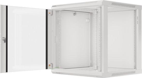 Kabinet për serverë Lanberg, 19" 12U, i bardhë