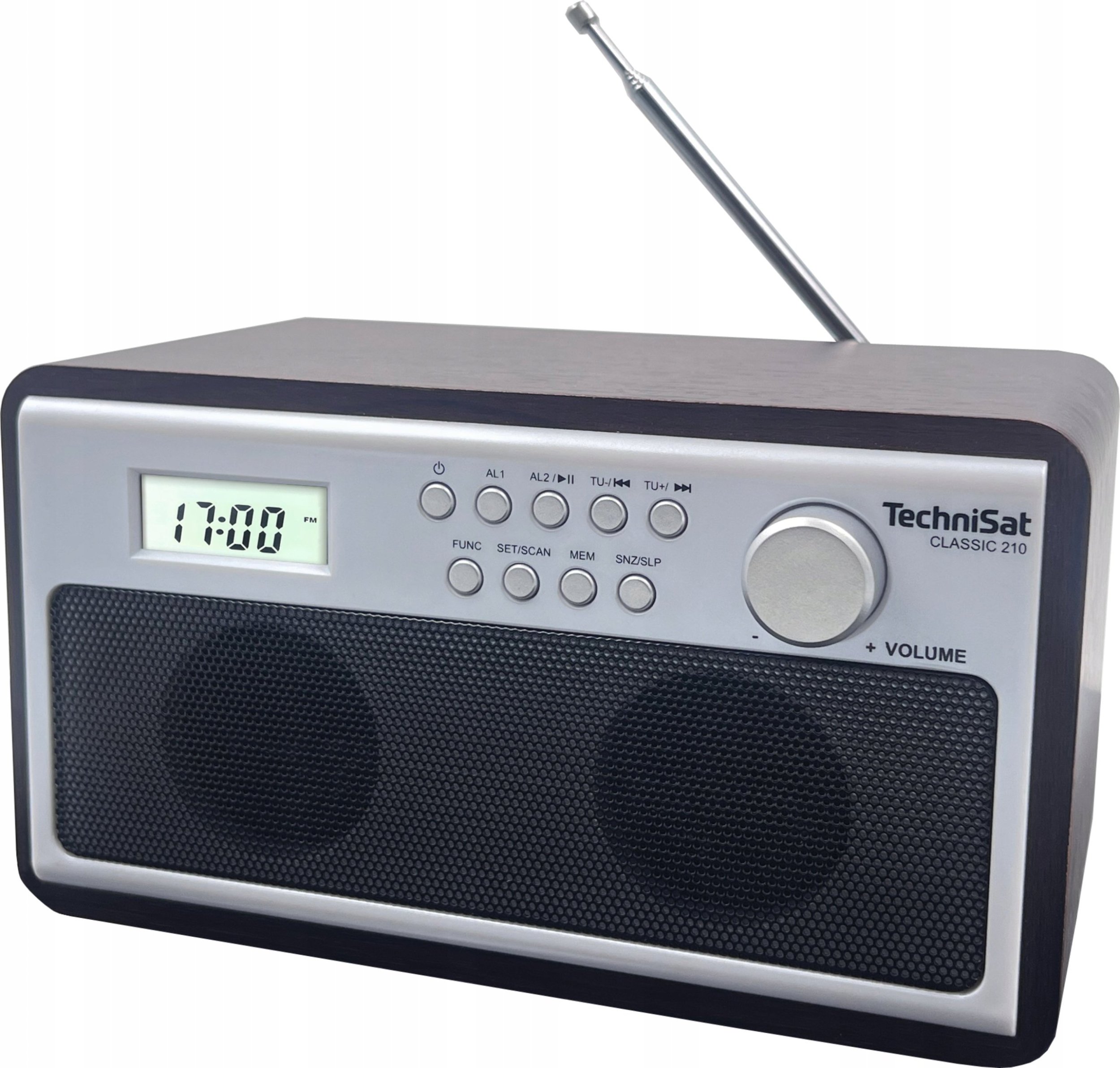 Radio portative TechniSat CLASSIC 210, 5W, Bluetooth USB AUX, dru wenge