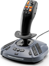 Joystick Thrustmaster SimTask FarmStick, 3 boshtesh, shumë butona, i zi