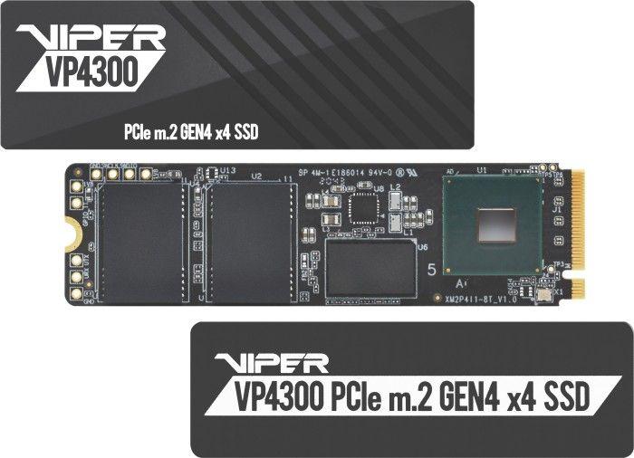 Disk SSD Patriot Viper VP4300, 1TB, M.2 2280 PCI-E x4 Gen4 NVMe