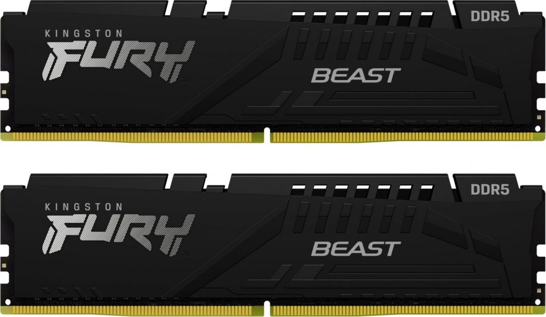 Memorie Kingston Fury Beast, DDR5, 32 GB, 6000 MHz, CL30, KF560C30BBEK2-32