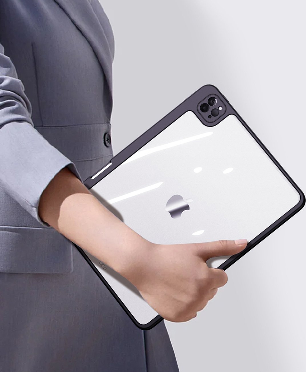 Mbrojtëse tableti Dux Ducis Magi për iPad Pro 11" 2018 2020 2021 dhe iPad Air 4, kapak smart, me vend për Apple Pencil, e zezë
