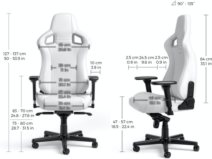 Karrige noblechairs EPIC, White Edition