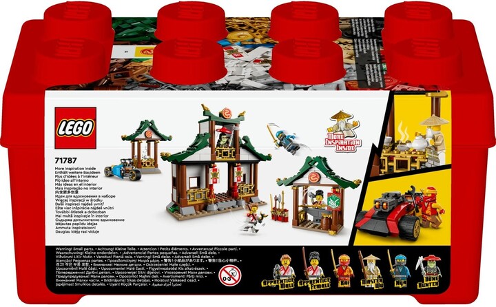 Set LEGO® NINJAGO® 71787 Creative Ninja Box, 530 pjesë