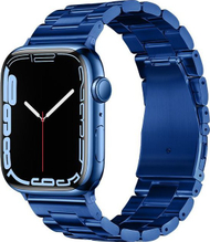 Rrip çeliku FORCELL F-Design FA10 për Apple Watch 38 40 41mm, inox, blu
