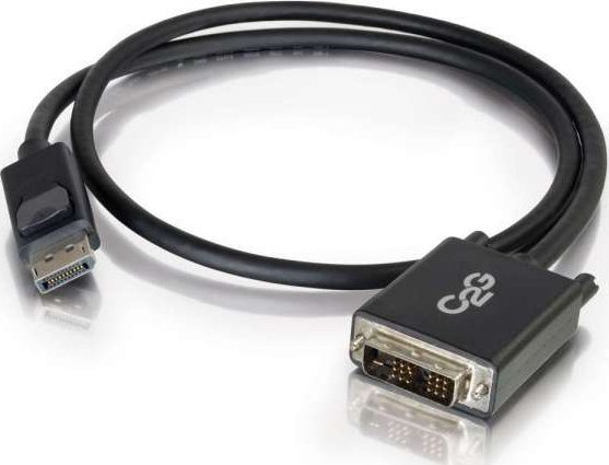 Kabllo C2G DisplayPort në DVI D, 2m, 1920x1200, e zezë