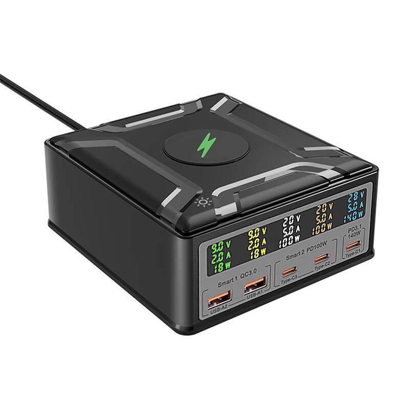Karikues muri BlitzWolf BW-S28, 260W, 2xUSB-A 3xUSB-C, i zi