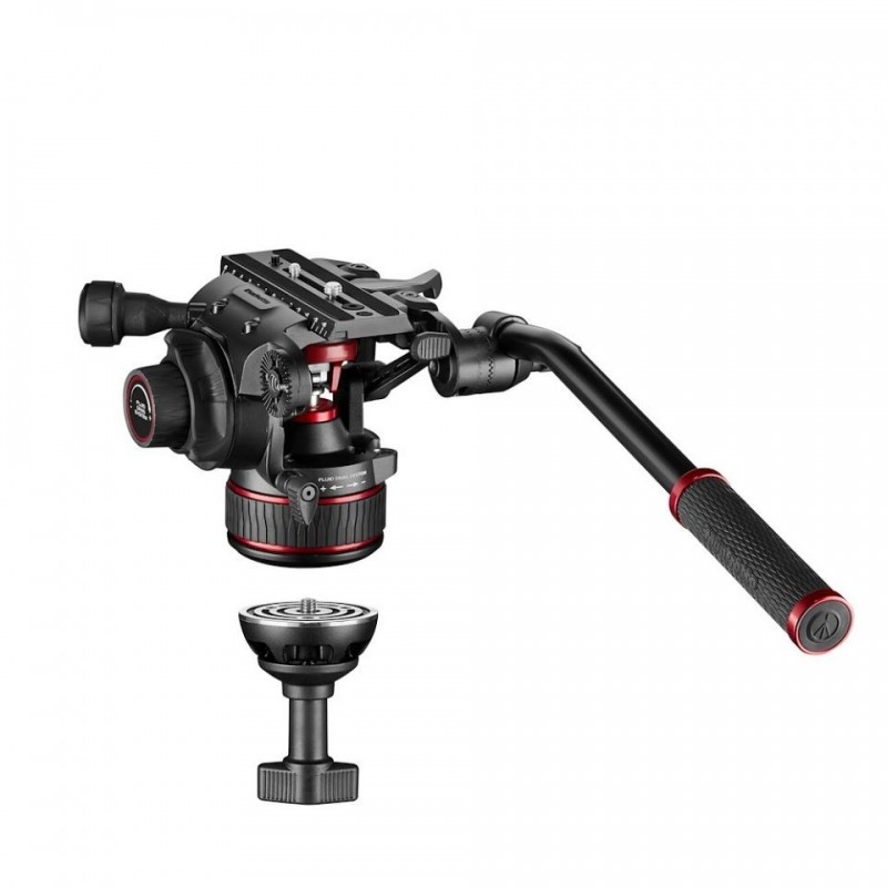 Manfrotto Tripod Video Set Nitrotech 608 & Alu Twin