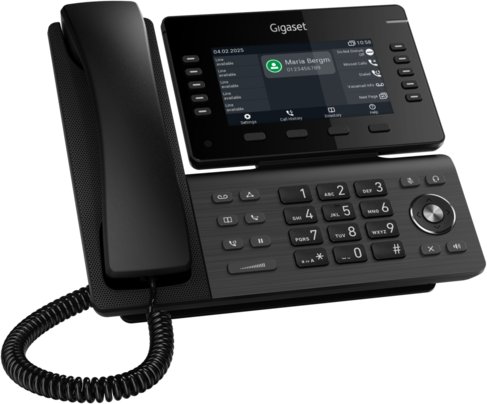Telefoni DECT Gigaset P850W IP PRO, për tavolinë, i zi