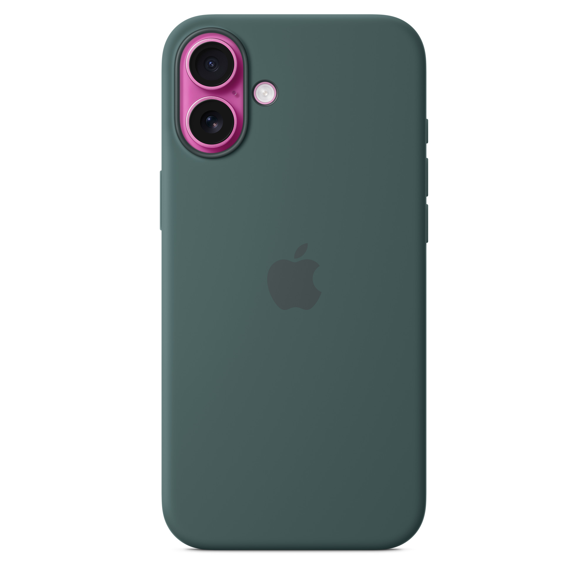 Apple iPhone 16 Plus Silicone Case with MagSafe, Lake Green (Seasonal) 4