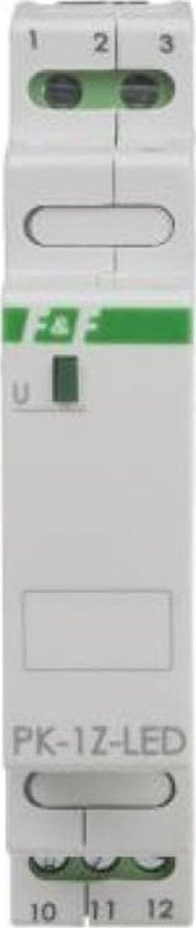 Rele elektromagnetike F&F PK-1Z, 24V AC, LED, për shinë DIN
