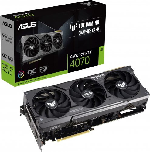 Kartelë grafike Asus TUF Gaming GeForce RTX 4070 OC, 12GB GDDR6X