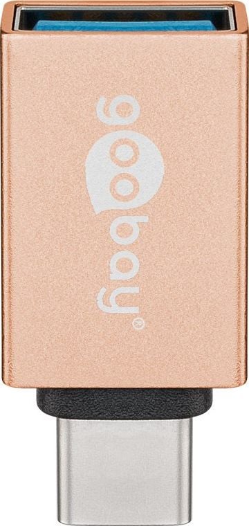 Adapter USB Type C në USB 3.0 Type A Pro, gold