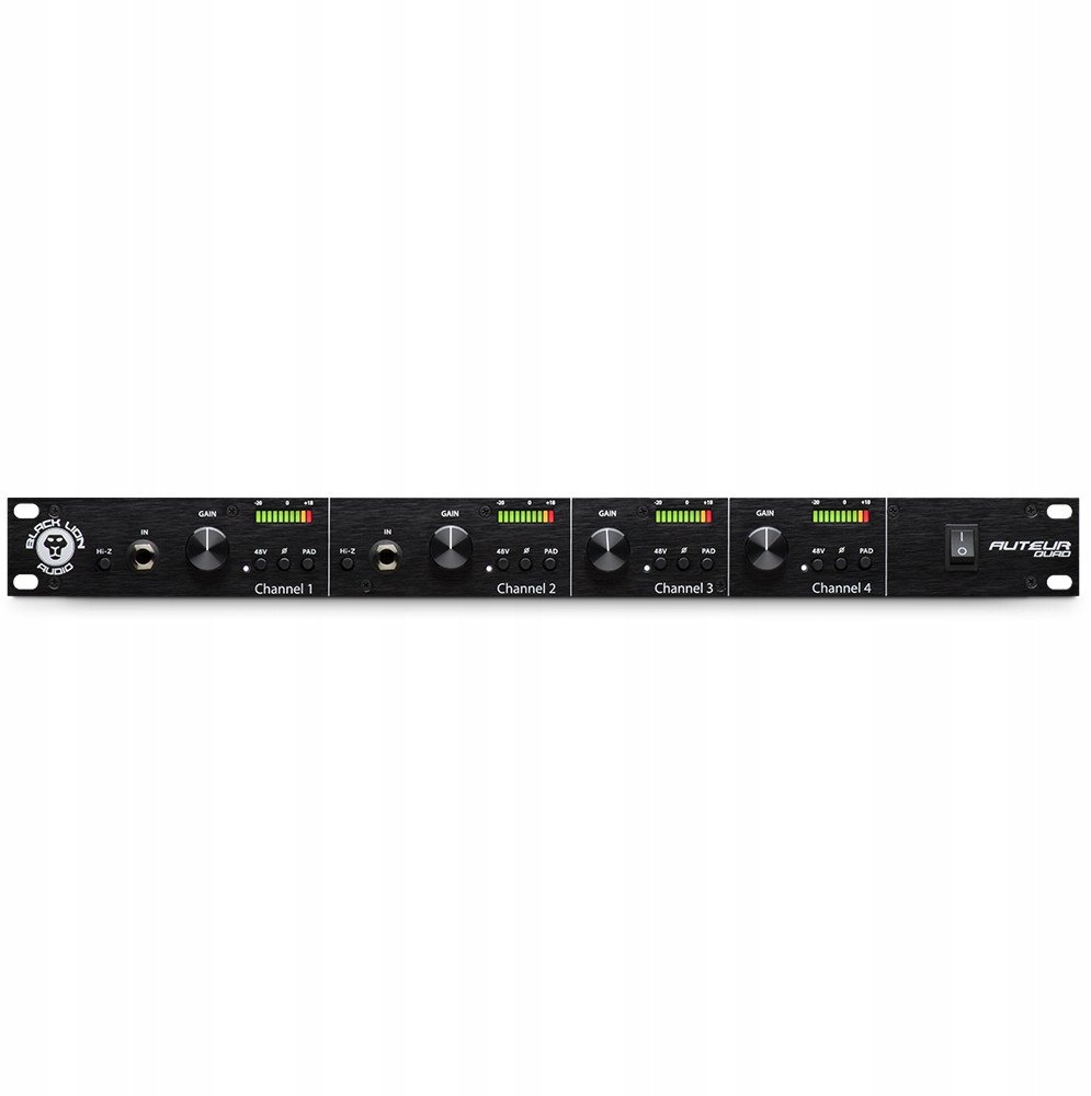 Preamp mikrofoni Black Lion Audio AuteurQuad, 4 kanale, DI, i zi