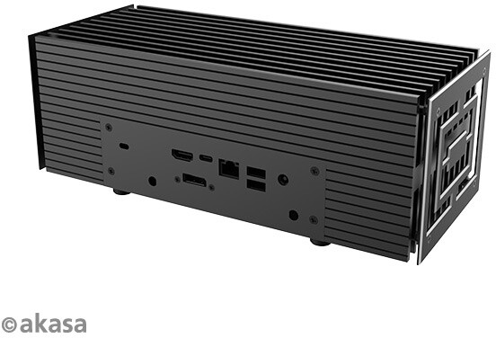 Kasë kompjuteri Akasa Turing A50 (passive) V2, e zezë