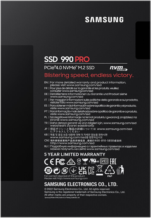 [OUTLET] Disk Samsung SSD 990 PRO, M.2 - 1TB