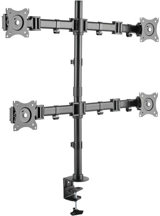 Mbajtëse për katër monitorë 17"-27" STELL SOS 1040 - E zezë