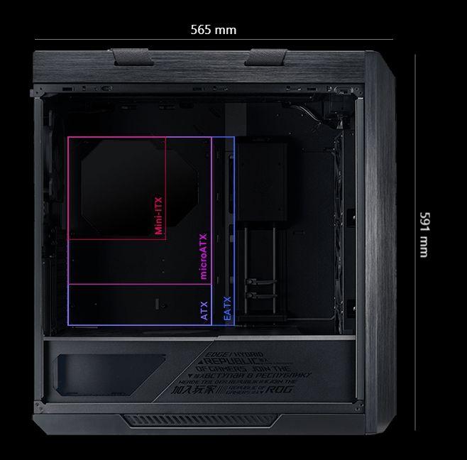 Kasë Asus ROG Strix Helios GX601, Midi Tower