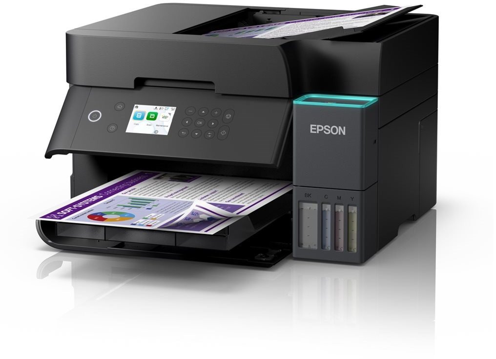 Pajisje multifunksionale Epson EcoTank L6370, A4, WiFi, e zezë