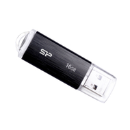 USB Silicon Power Ultima U02, 16GB, 2.0, e zezë
