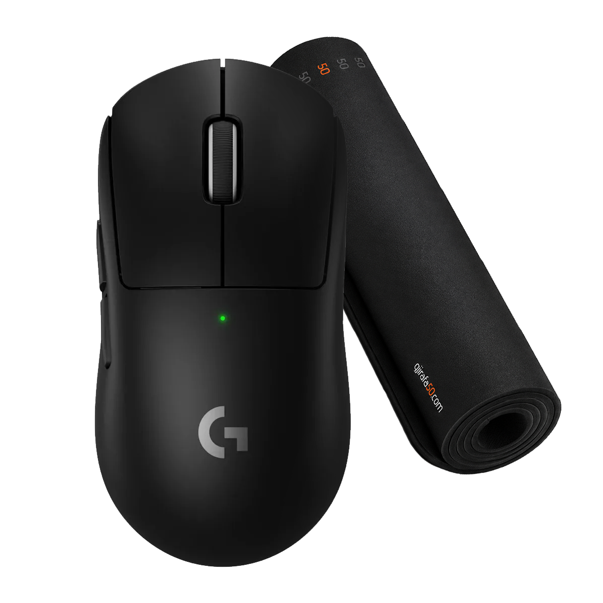 Maus gaming Logitech Pro X Superlight 2 SE + Mauspad Gjirafa50 Fiftypad - L