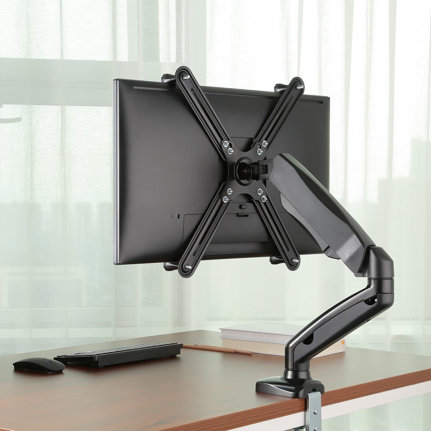 Adapter VESA për monitor Maclean MC-899, 13-27", deri 8kg, i zi