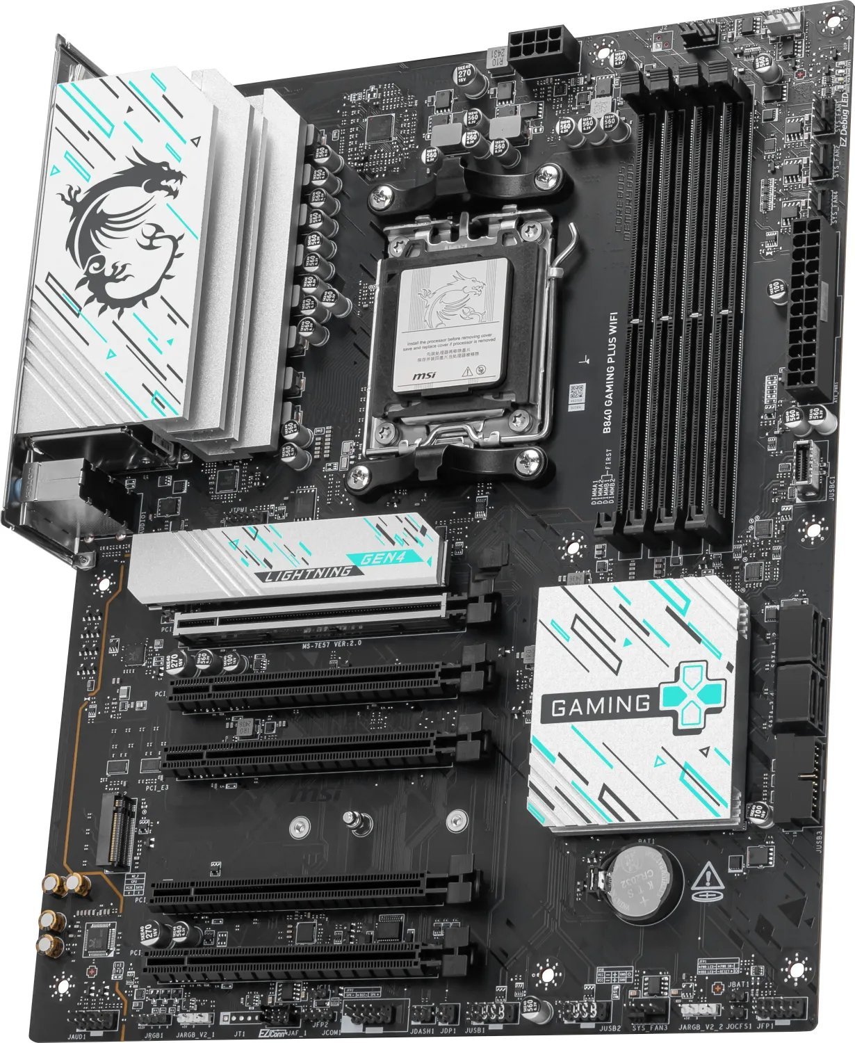 Pllakë amë MSI B840 Gaming Plus WiFi, AMD B840, Socket AM5, ATX