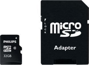 Kartë memorie Philips MicroSDHC, 32GB, Class 10