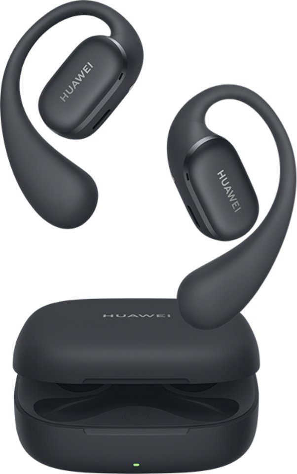 Kufje Huawei FreeArc, me kabllo dhe Bluetooth, USB Type C, të zeza