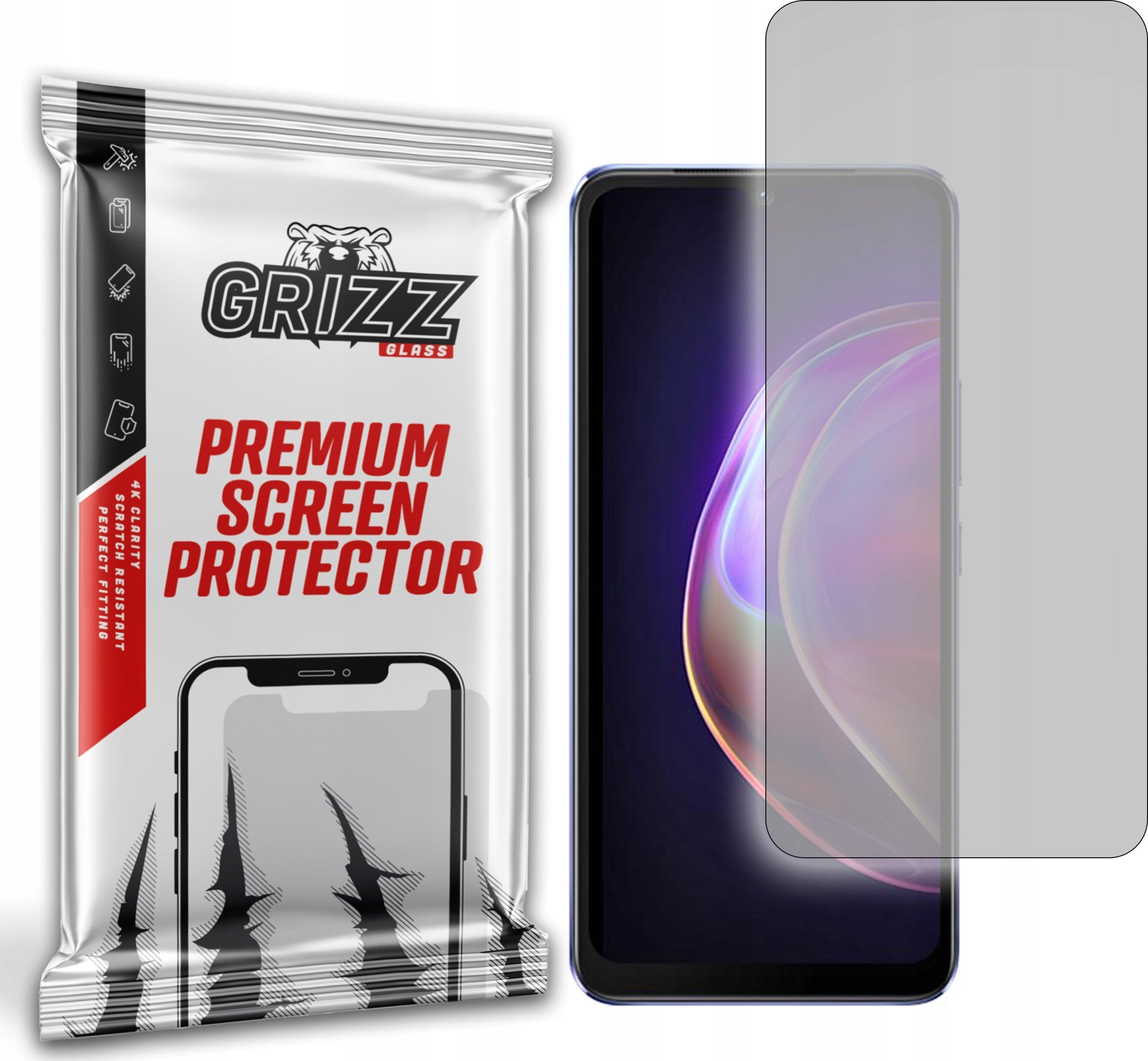 Mbrojtëse ekrani GrizzGlass PaperScreen për Vivo V21s, film mat