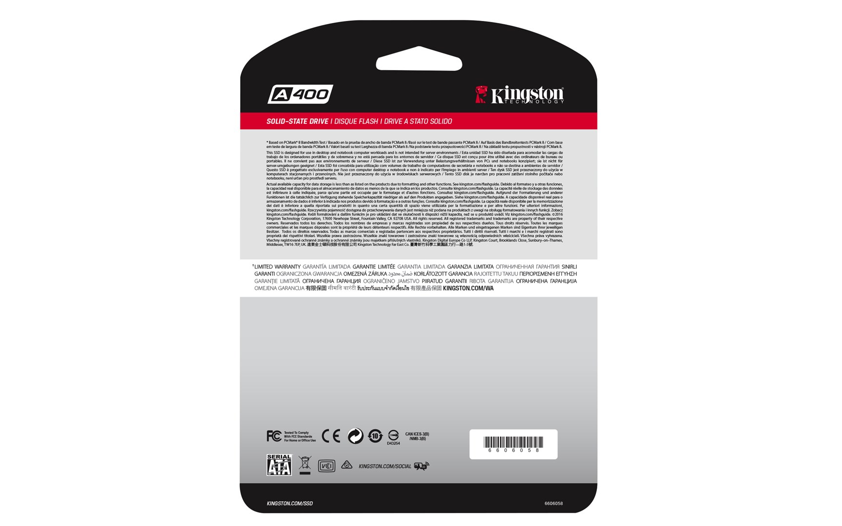 Disk SSD i brendshëm Kingston A400, 120GB, SATA 3, 2.5", OpenBox