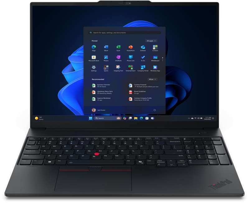 Laptopi Lenovo ThinkPad E16 Gen 3, Intel Core Ultra 5 226V, 16" WUXGA, 16GB, 512GB SSD, Windows 11 Pro, i zi