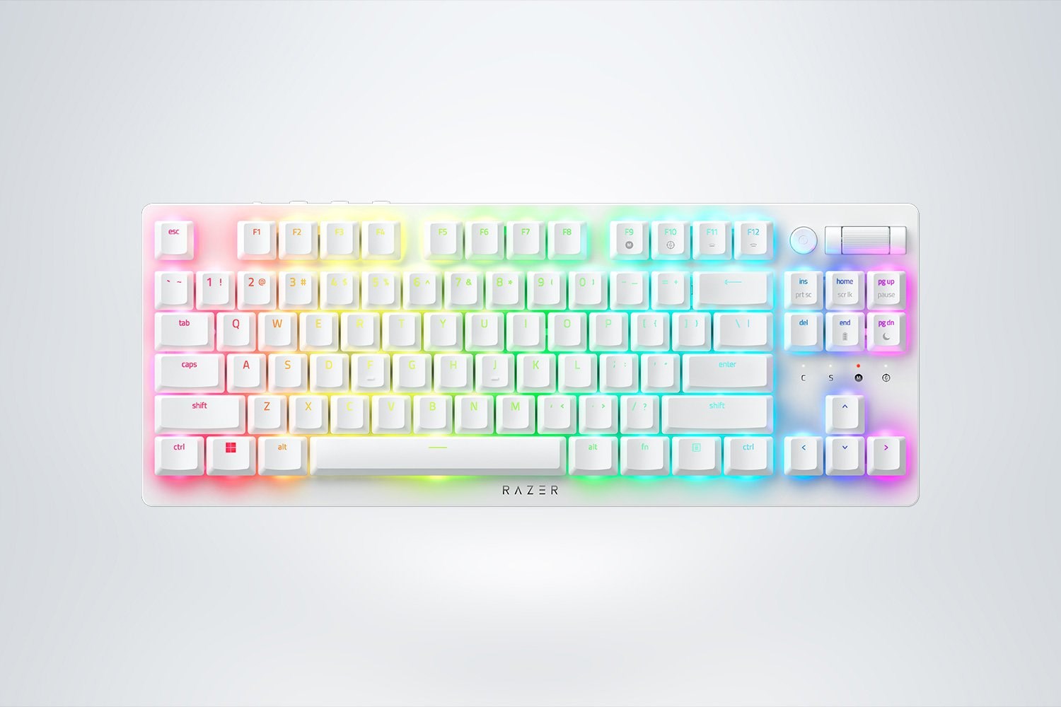 Tastierë lojërash Razer Deathstalker V2 Pro, Red Switch, e bardhë