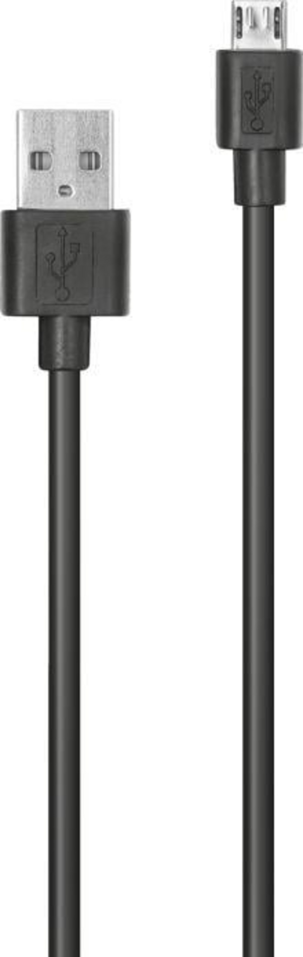 Kabllo Trust USB-A - microUSB (23348), 3 m, e zezë