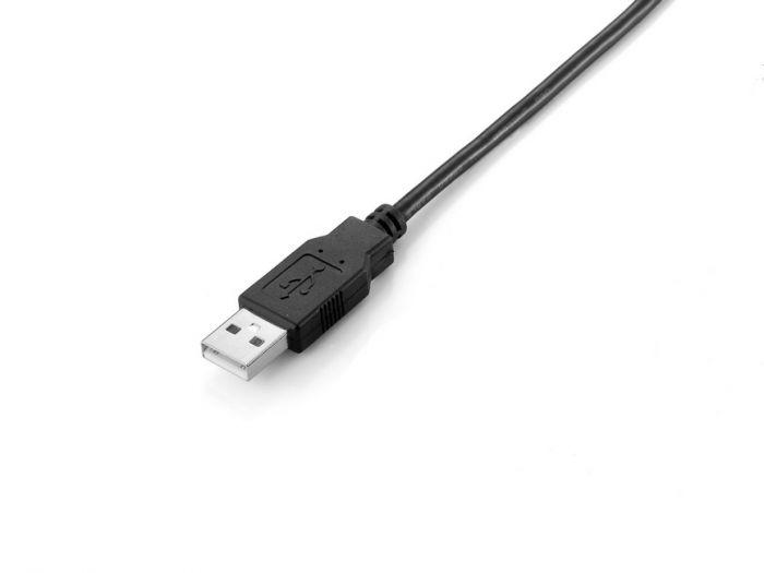 Kabllo USB Equip USB A në USB B, 1.8 m, i zi