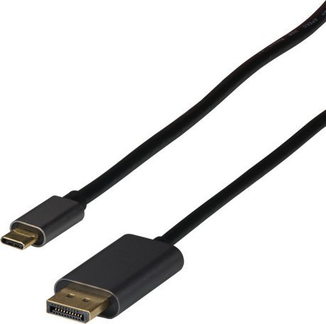 Kabllo EFB USB C në DisplayPort, 2 m, i zi