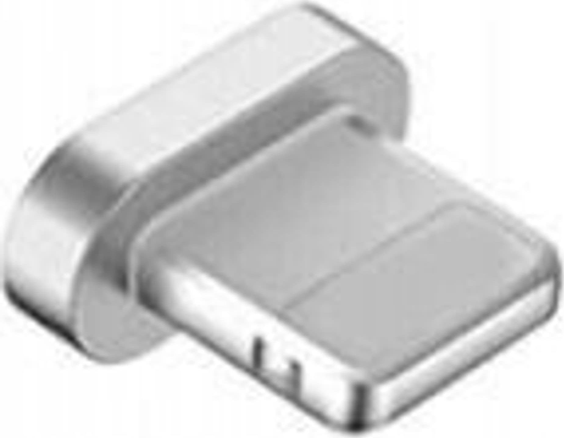 Adapter magnetik USB Libox LB0156, Lightning, argjendtë