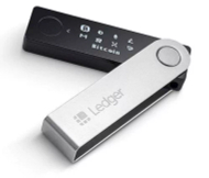 Pajisje për kriptovaluta Ledger Nano X, e zezë