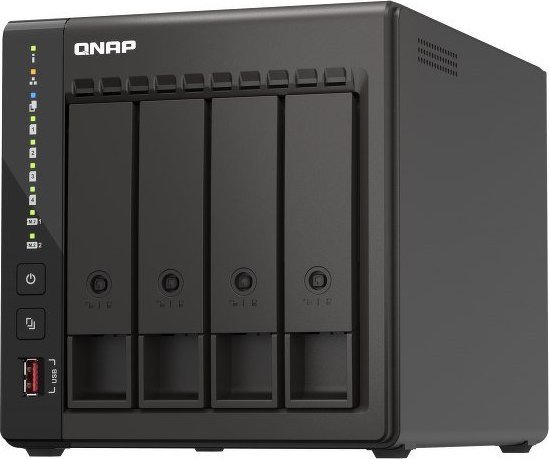 Server NAS QNAP TS-453E, 8GB RAM, 4 slote, i zi