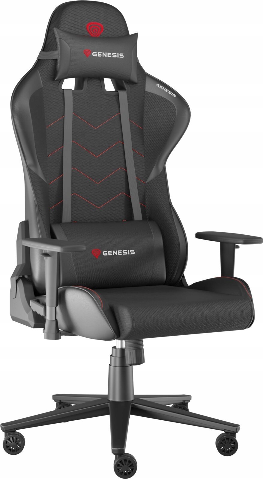 Karrige zyre Genesis Nitro 550 G2, deri 150kg, ergonomike, e zezë