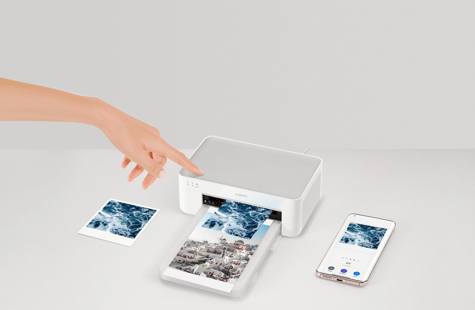 Printer për foto Xiaomi Instant 1S, 300 x 300 DPI, 100 x 148 mm, i bardhë