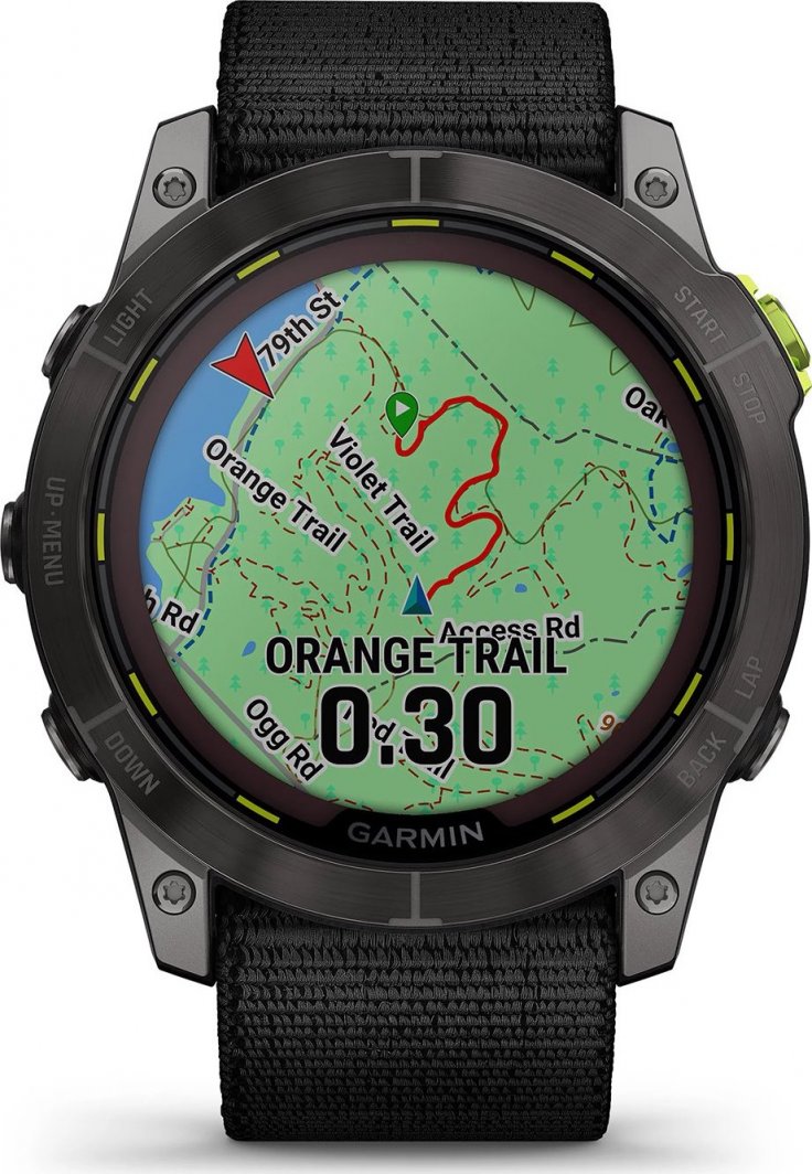 Orë Smart Garmin Enduro 2, e zezë