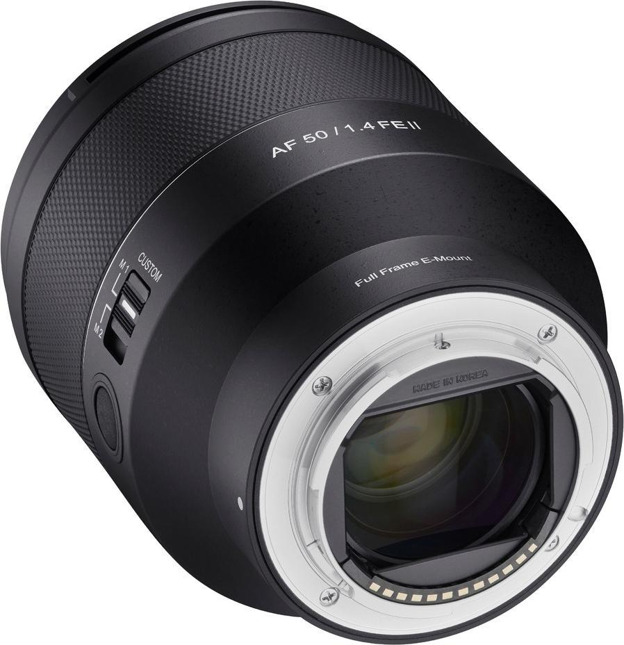Objektiv Samyang AF 50mm F1.4 II Sony FE, full frame, autofokus i shpejtë, i zi