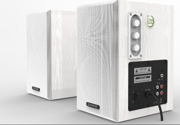 Altoparlantë Empire Eco 100+, 70W, kursim energjie, i bardhë